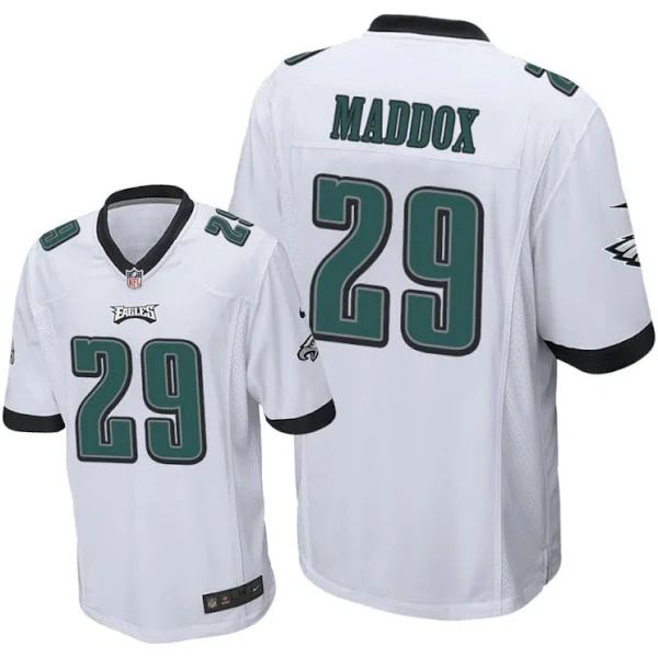 Men Philadelphia Eagles 29 Avonte Maddox Nike White Game NFL Jersey